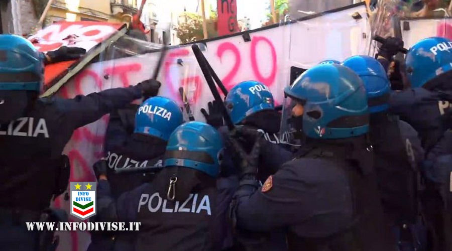 g20 venezia scontri polizia