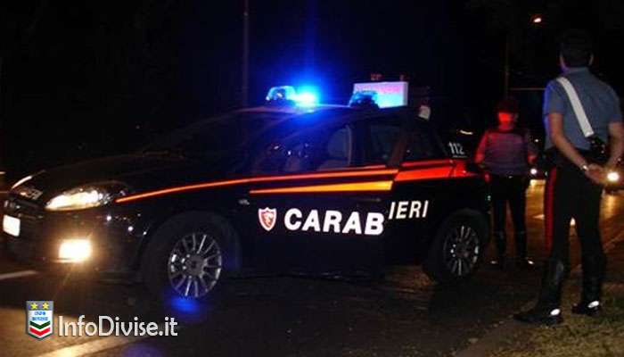 carabinieri incidente stradale