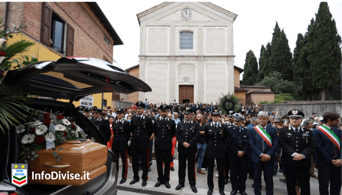 L’addio al luogotenente Mosto. Il dolore dei Carabinieri “Ci lascia un solido punto di riferimento”