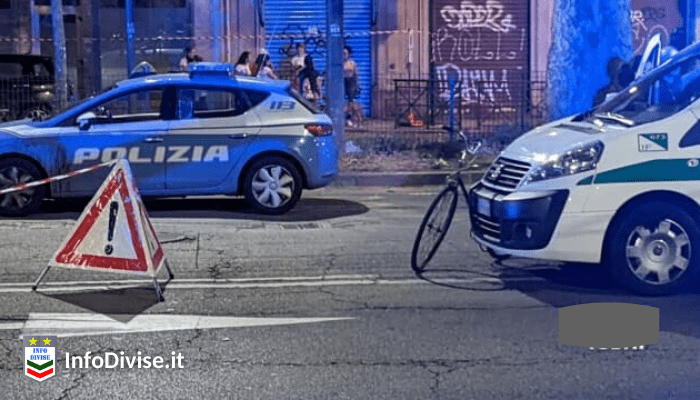 Polizia di Stato: Volante investe e uccide un ciclista a Torino
