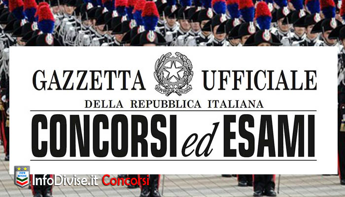 Carabinieri: concorso per il reclutamento di 4.189 allievi, ecco come partecipare