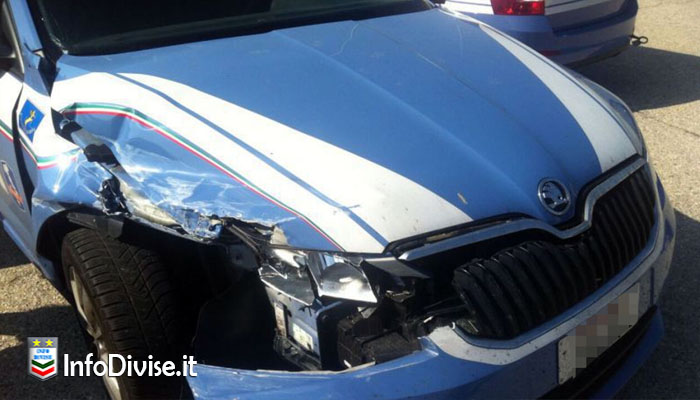 Scappa su un’auto rubata e sperona una volante: poliziotto ferito a Palermo