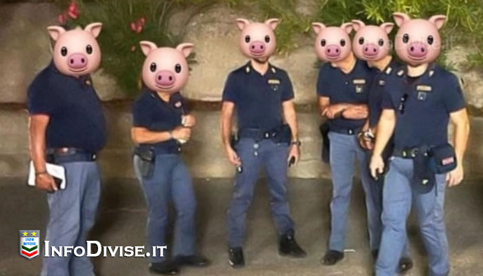 Sette poliziotti con la faccia da maiale, polemica sul post di un rapper dopo il concerto a Catania