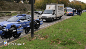 poliziotto incidente stradale