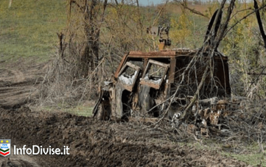 Lince italiano è stato distrutto in Ucraina