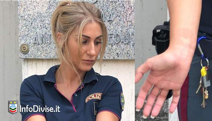 Arianna Virgolino Polizia di stato tatuaggio